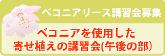 「ベコニアリース講習会（午後の部）」応募フォーム