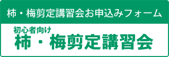 初心者向け柿・梅剪定講習会